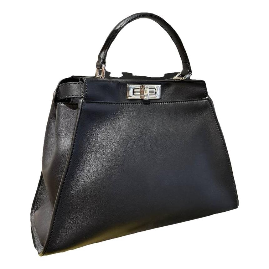 Peekaboo leather handbag