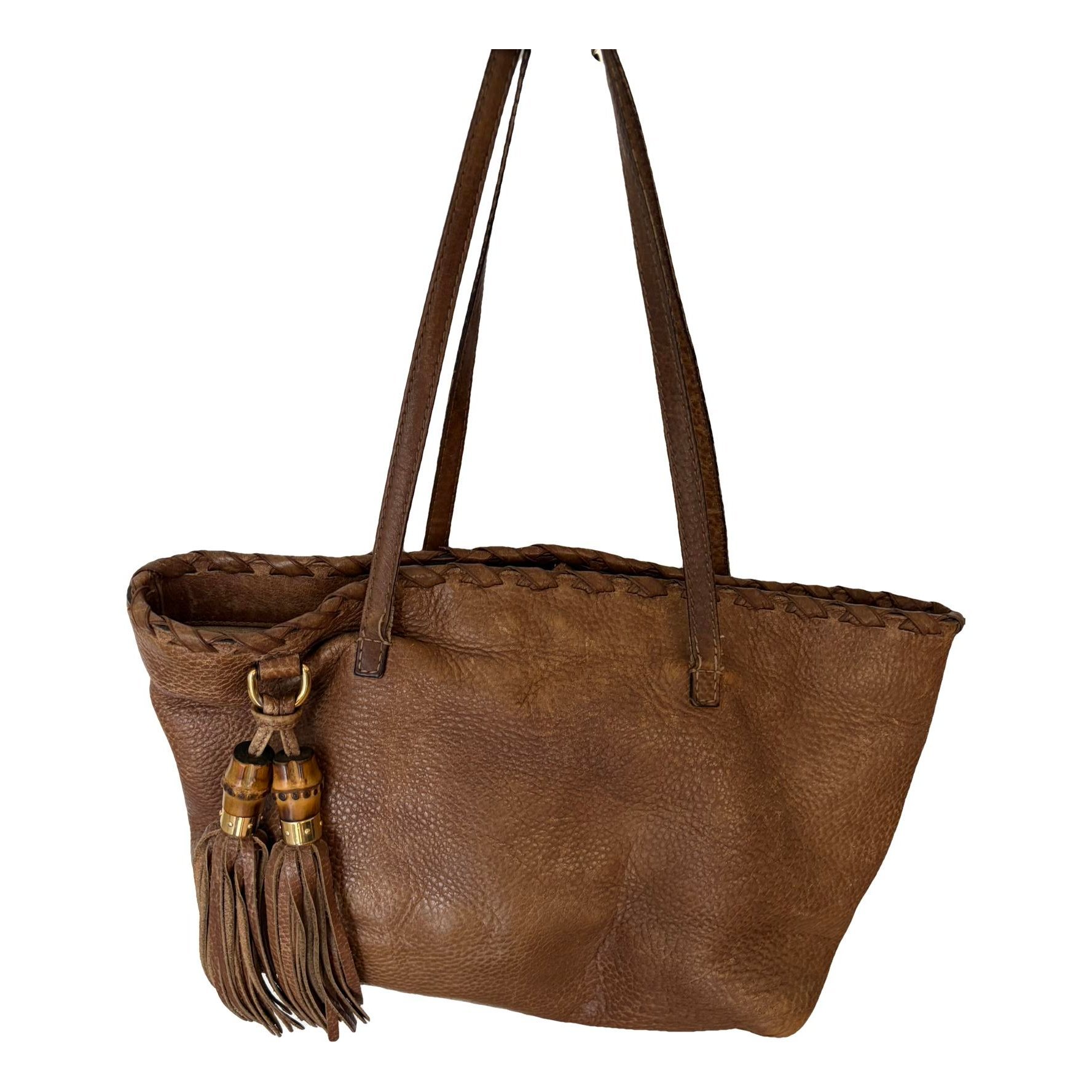 Leather handbag