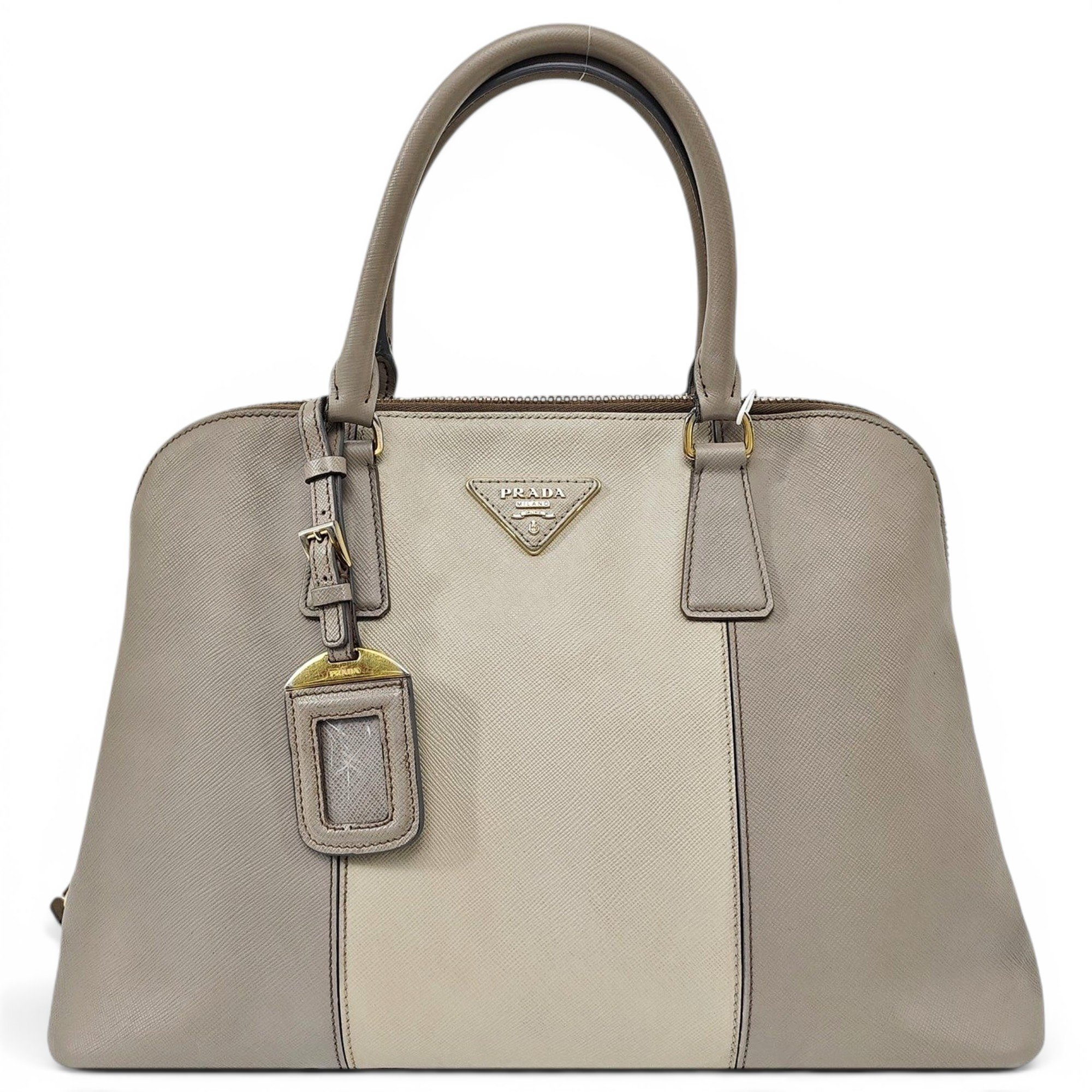 Promenade leather handbag