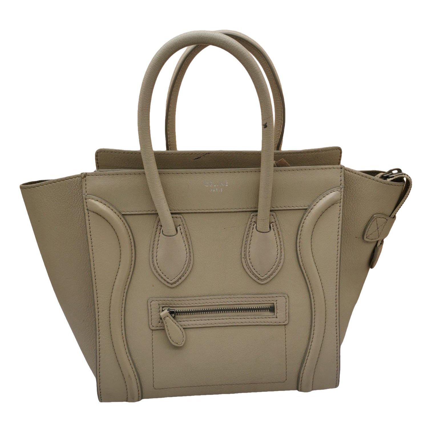 Luggage leather handbag