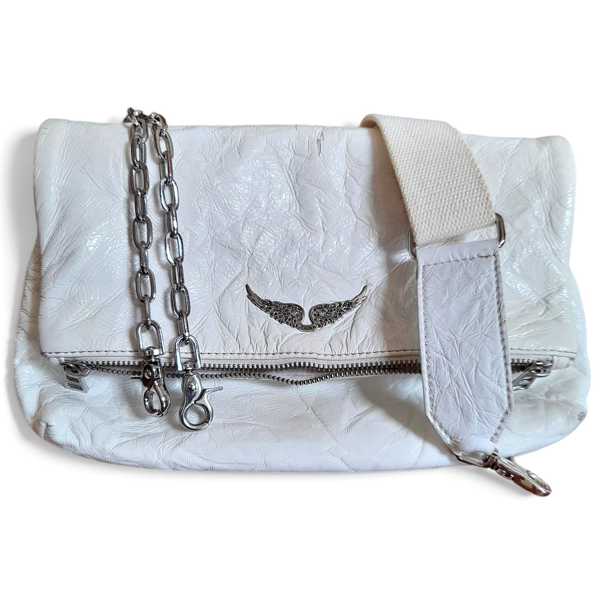 Rock patent leather crossbody bag