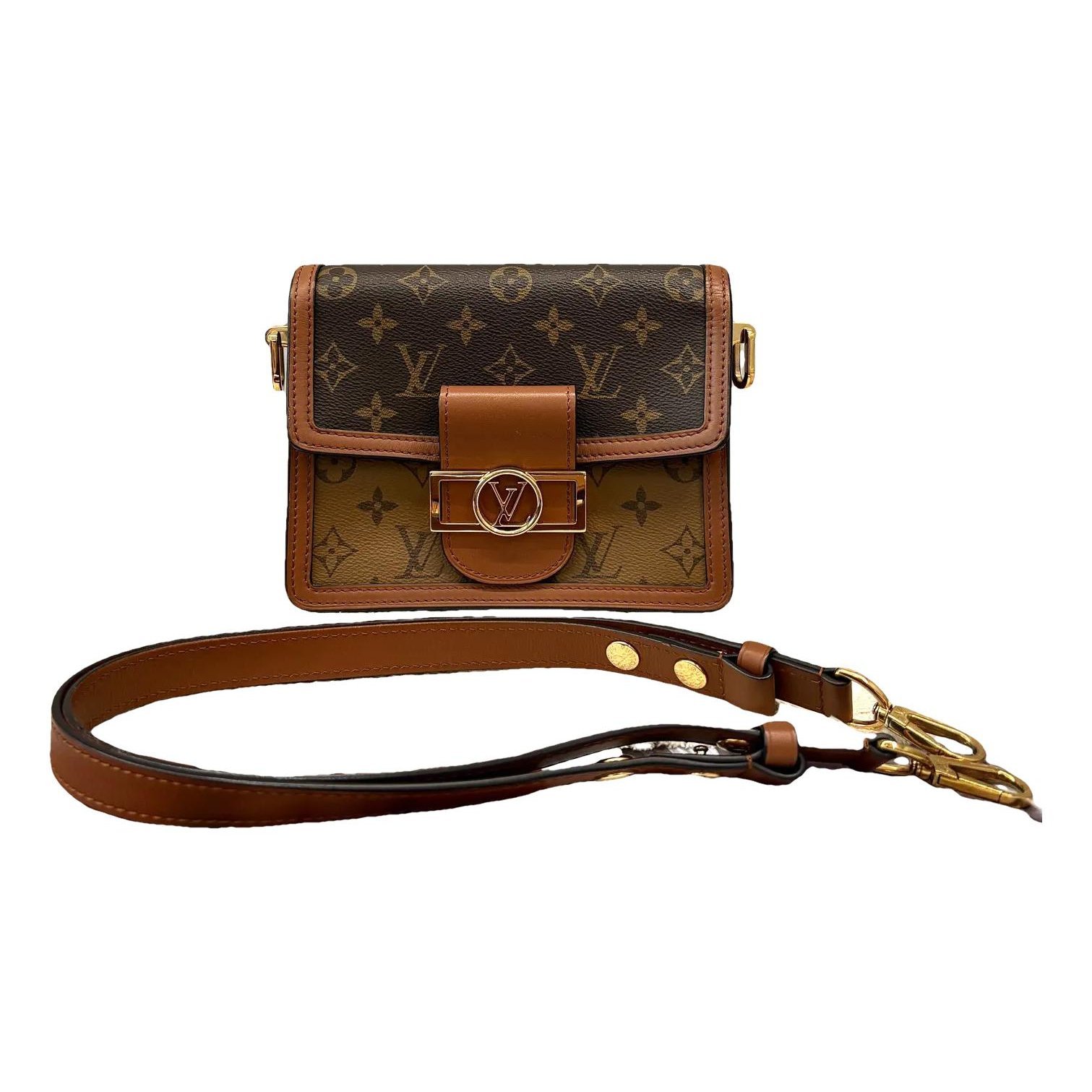Dauphine Mini leather crossbody bag