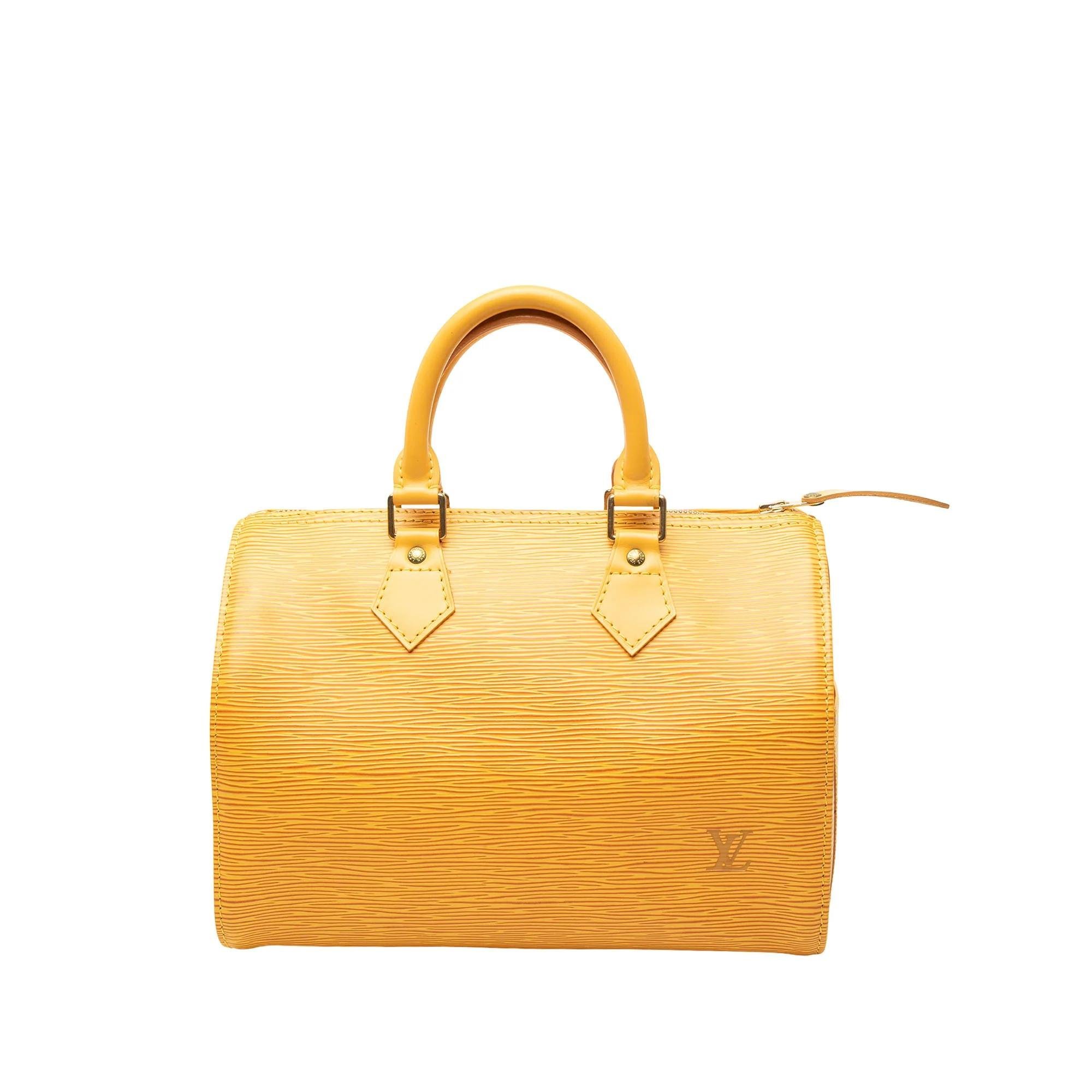 Speedy leather handbag