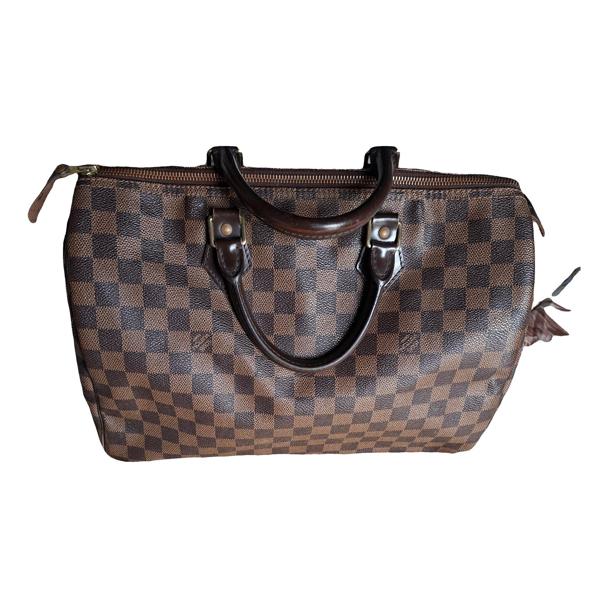 Speedy leather handbag
