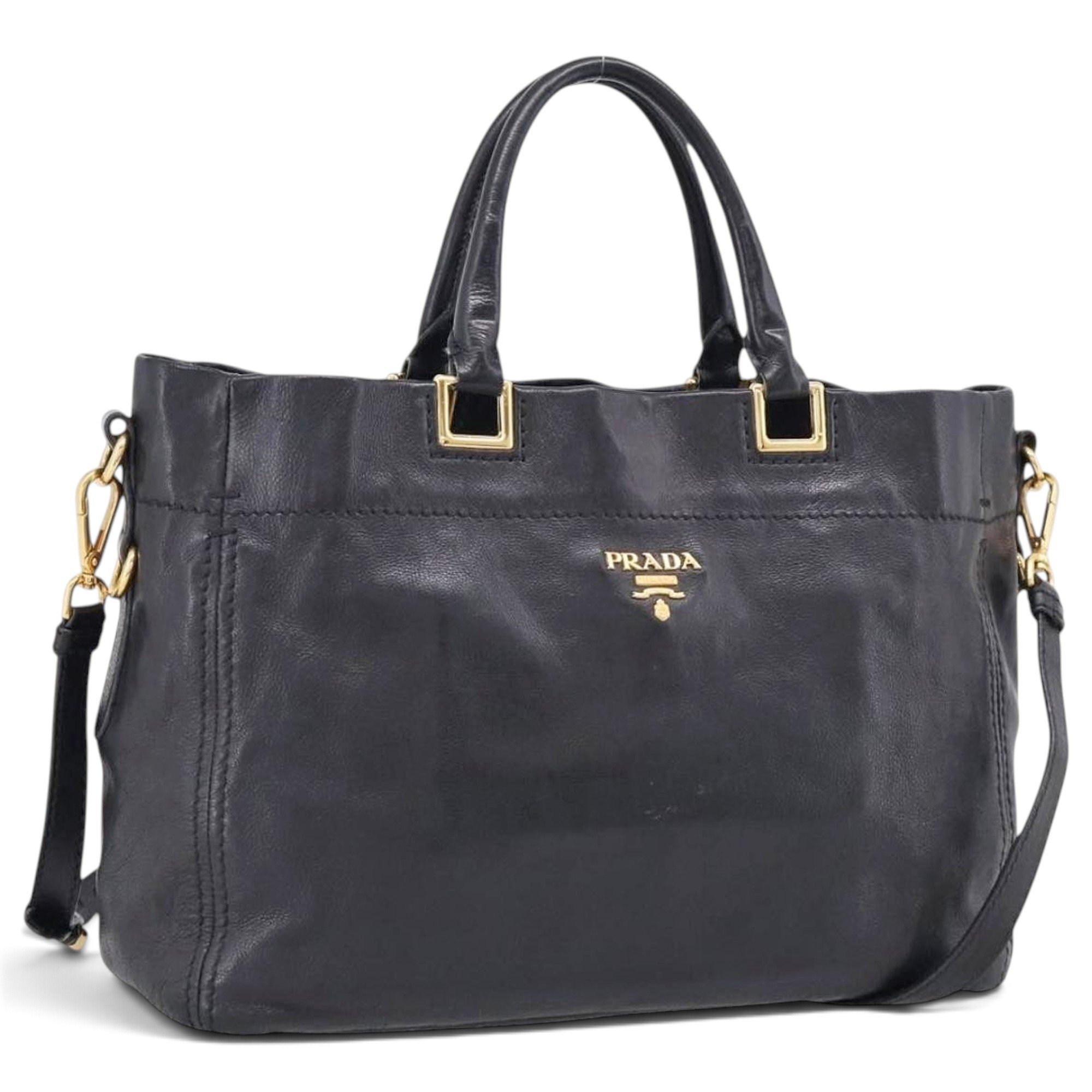 Leather handbag