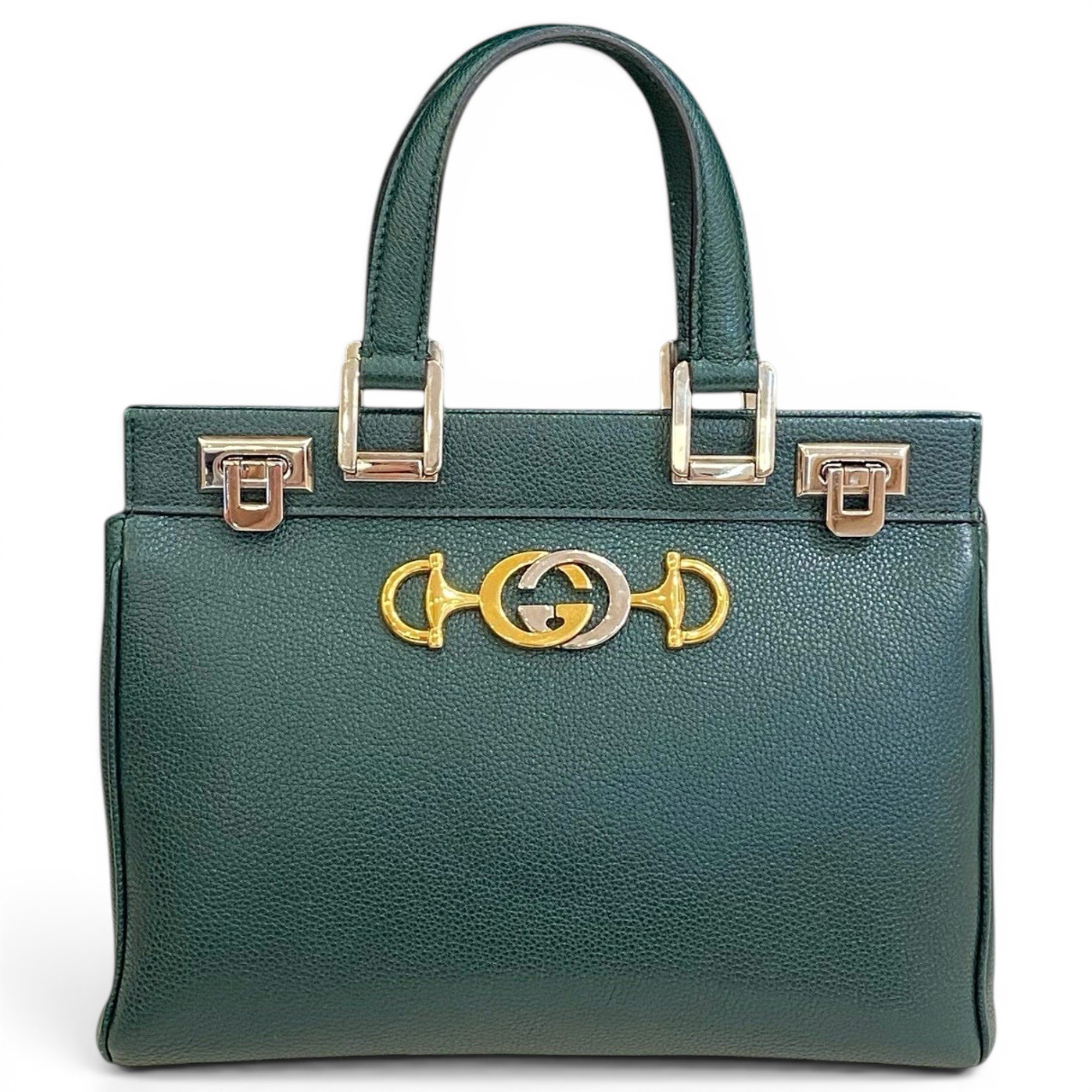 Zumi leather handbag