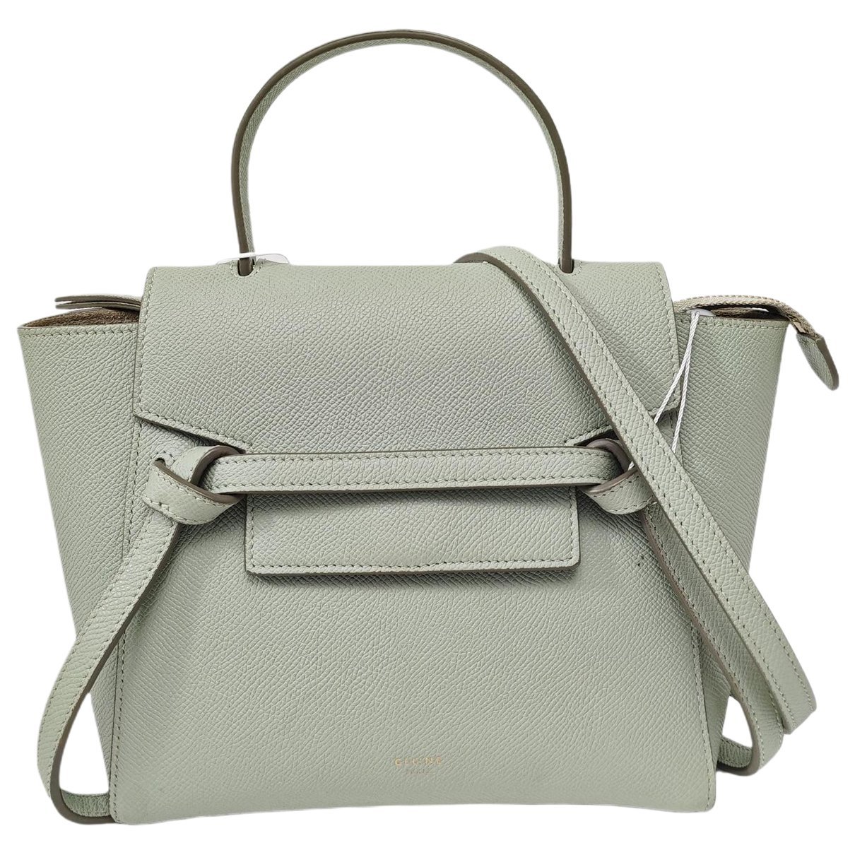 Belt leather handbag