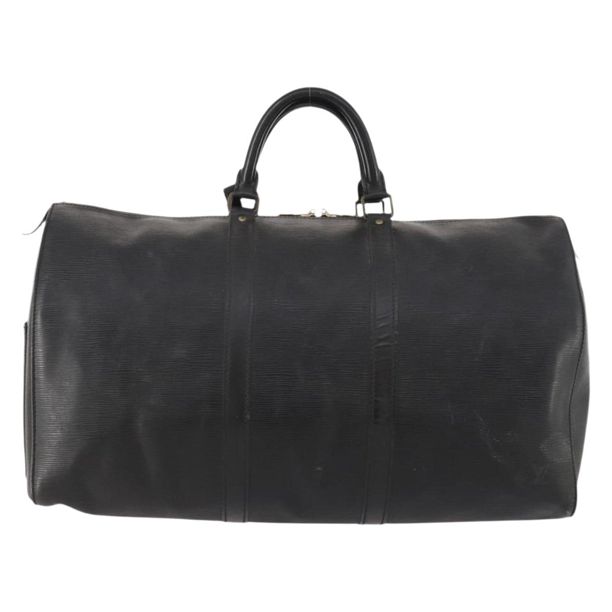 Keepall leather travel bag