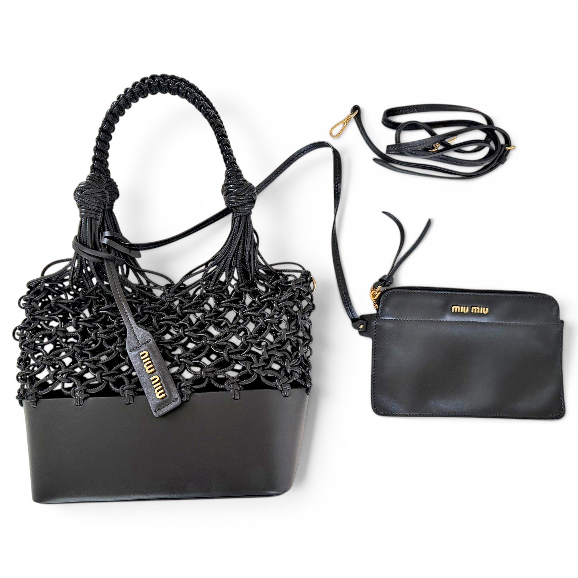 Miu Miu Leather tote