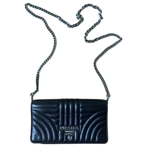 Diagramme leather crossbody bag