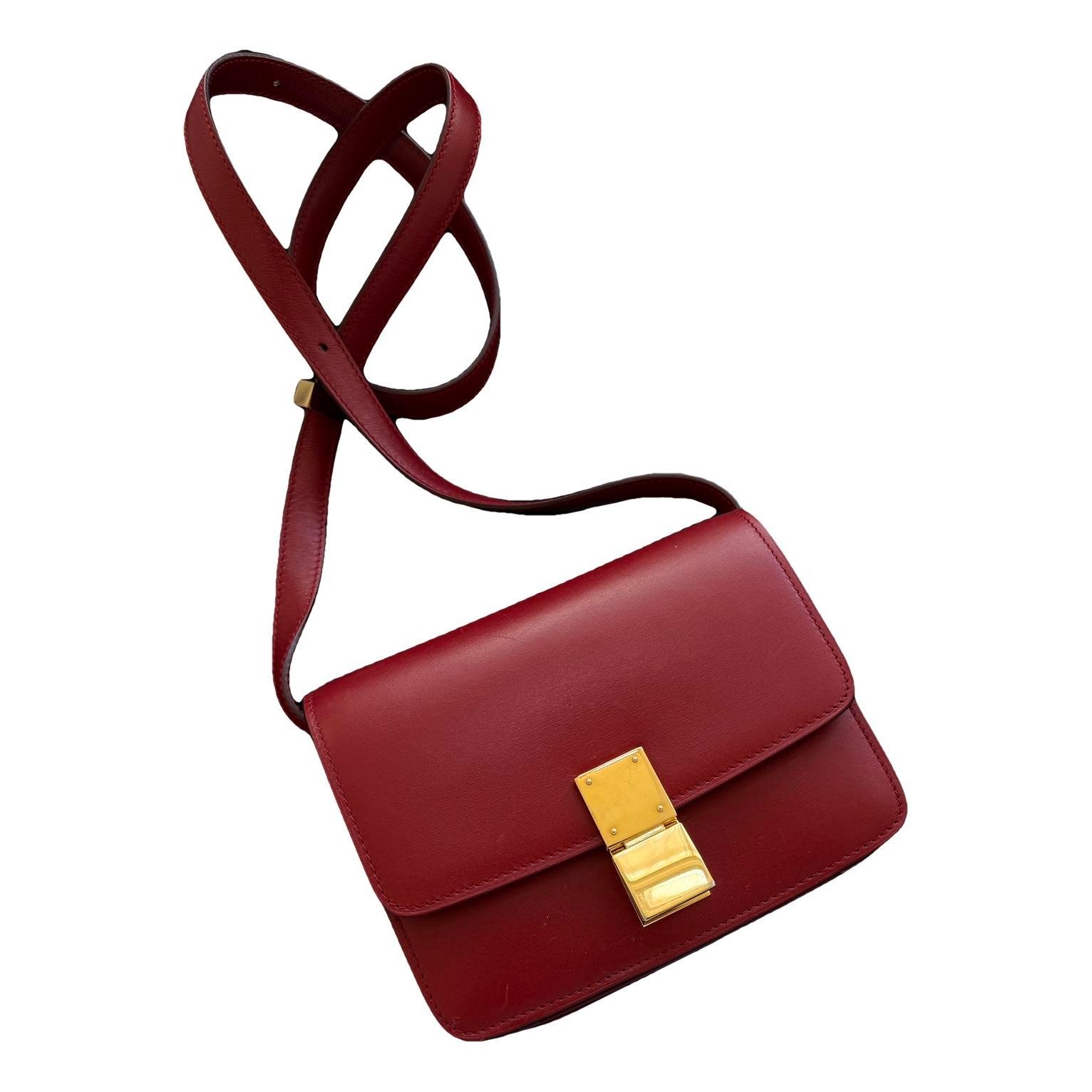 Classic leather crossbody bag