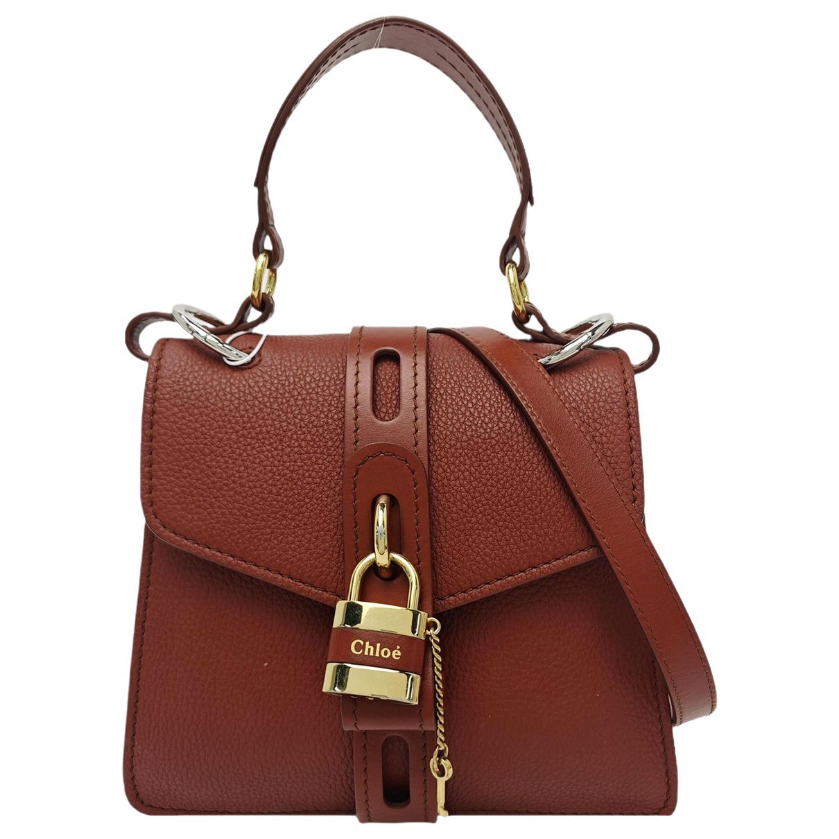 Aby leather handbag