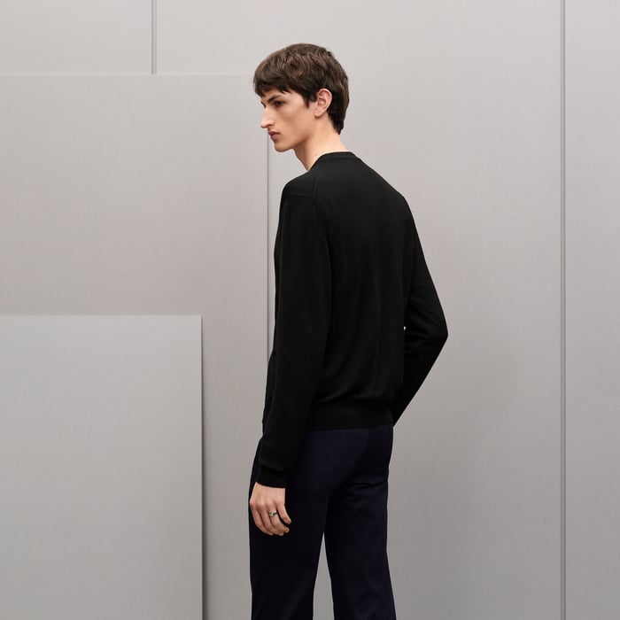Noir "Detail H" Buttoned Cardigan