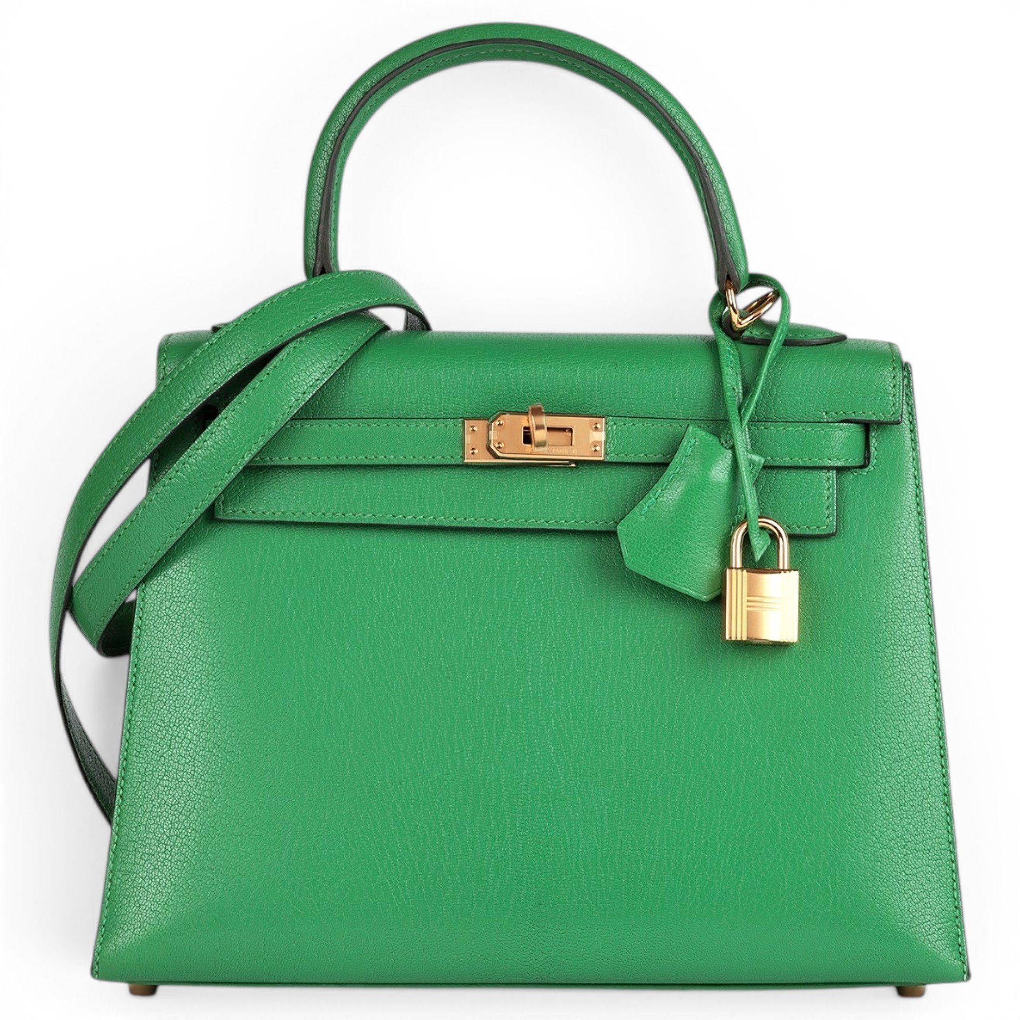Kelly 25 leather handbag