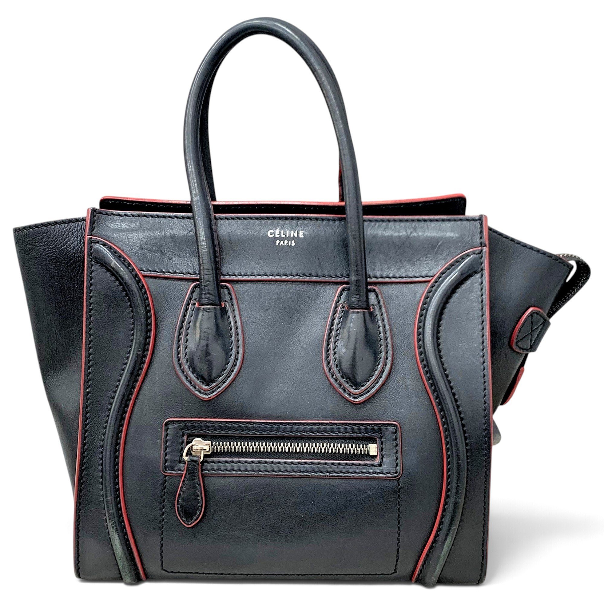 Luggage leather handbag