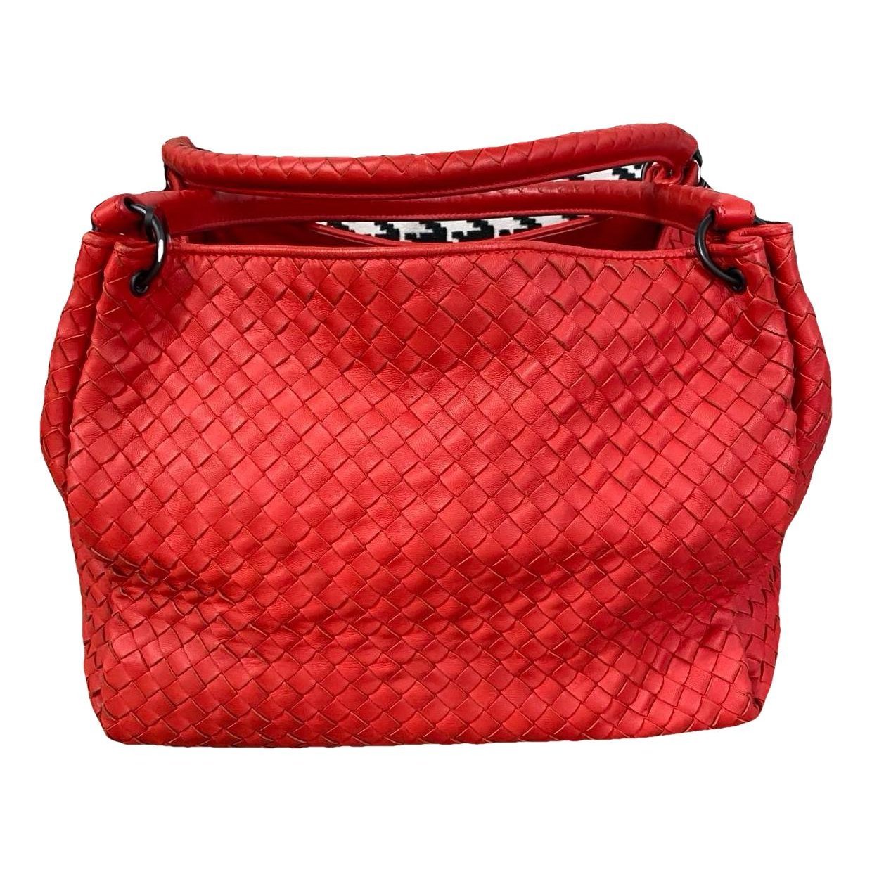 Leather tote