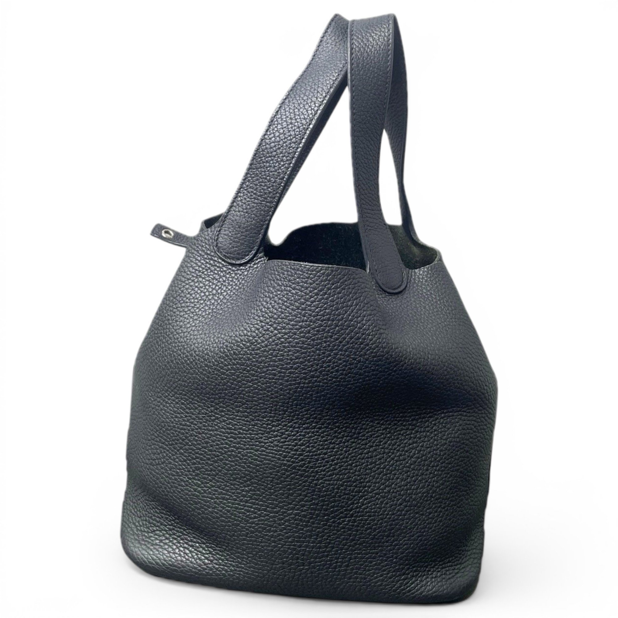 Picotin leather handbag