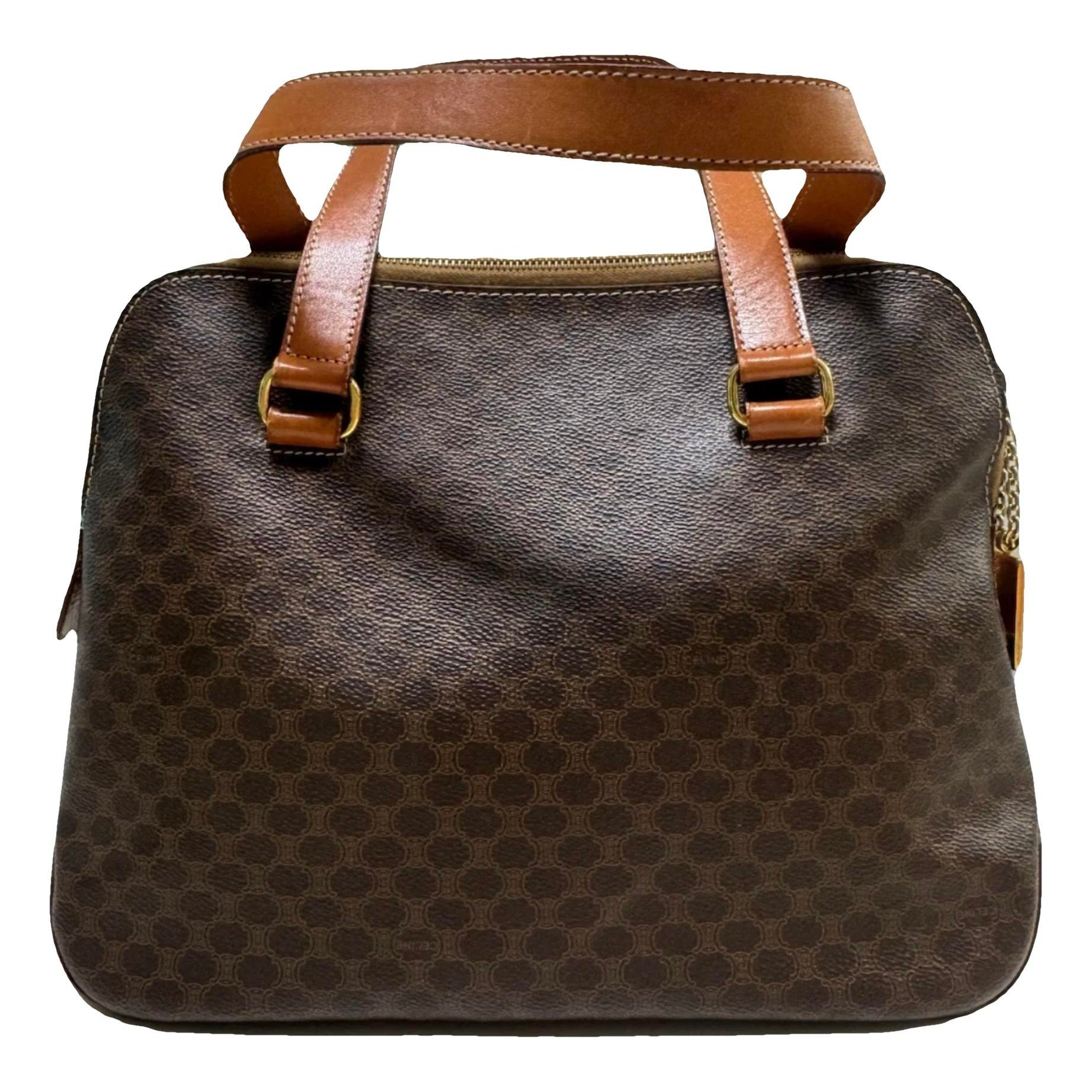 Leather tote