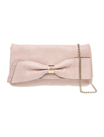 Carolina Herrera Leather Clutch