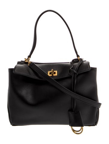 Leather Top Handle Bag Small 2025