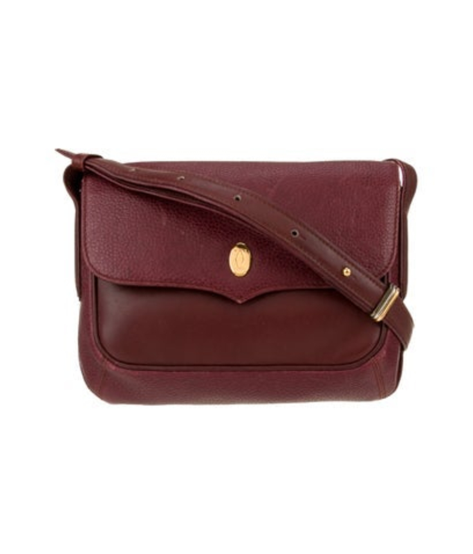 Cartier Leather Messenger Bag Vintage