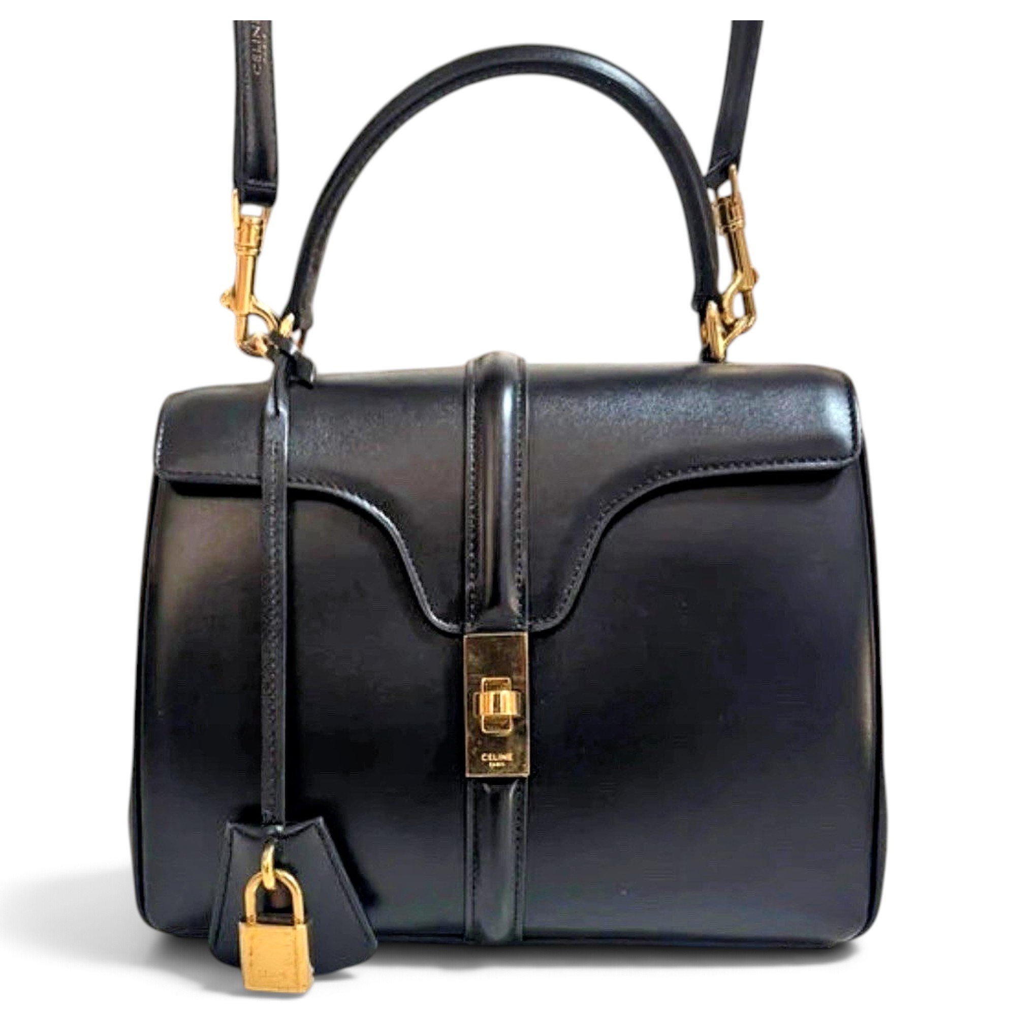 Sac 16 leather handbag