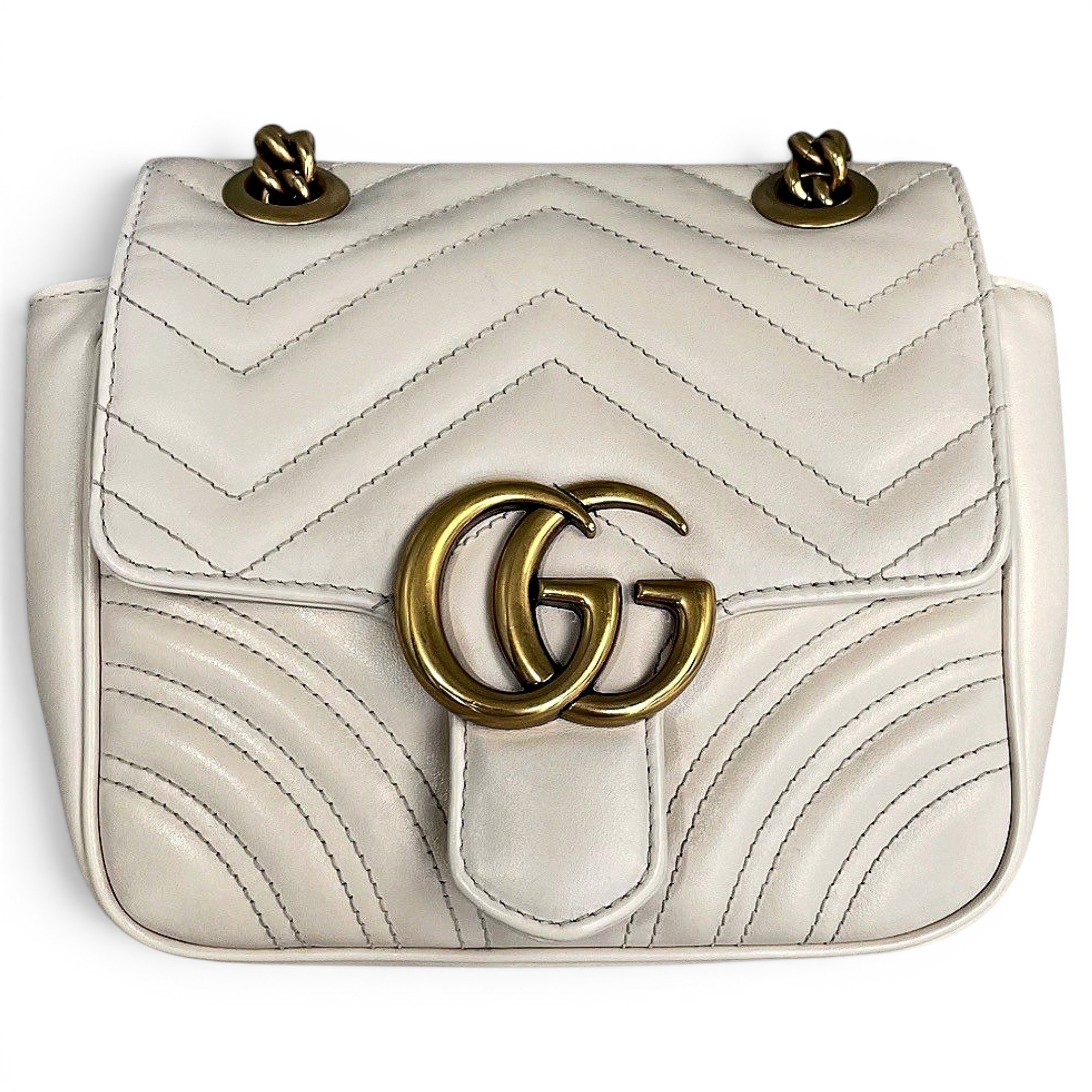 GG Marmont Flap leather handbag