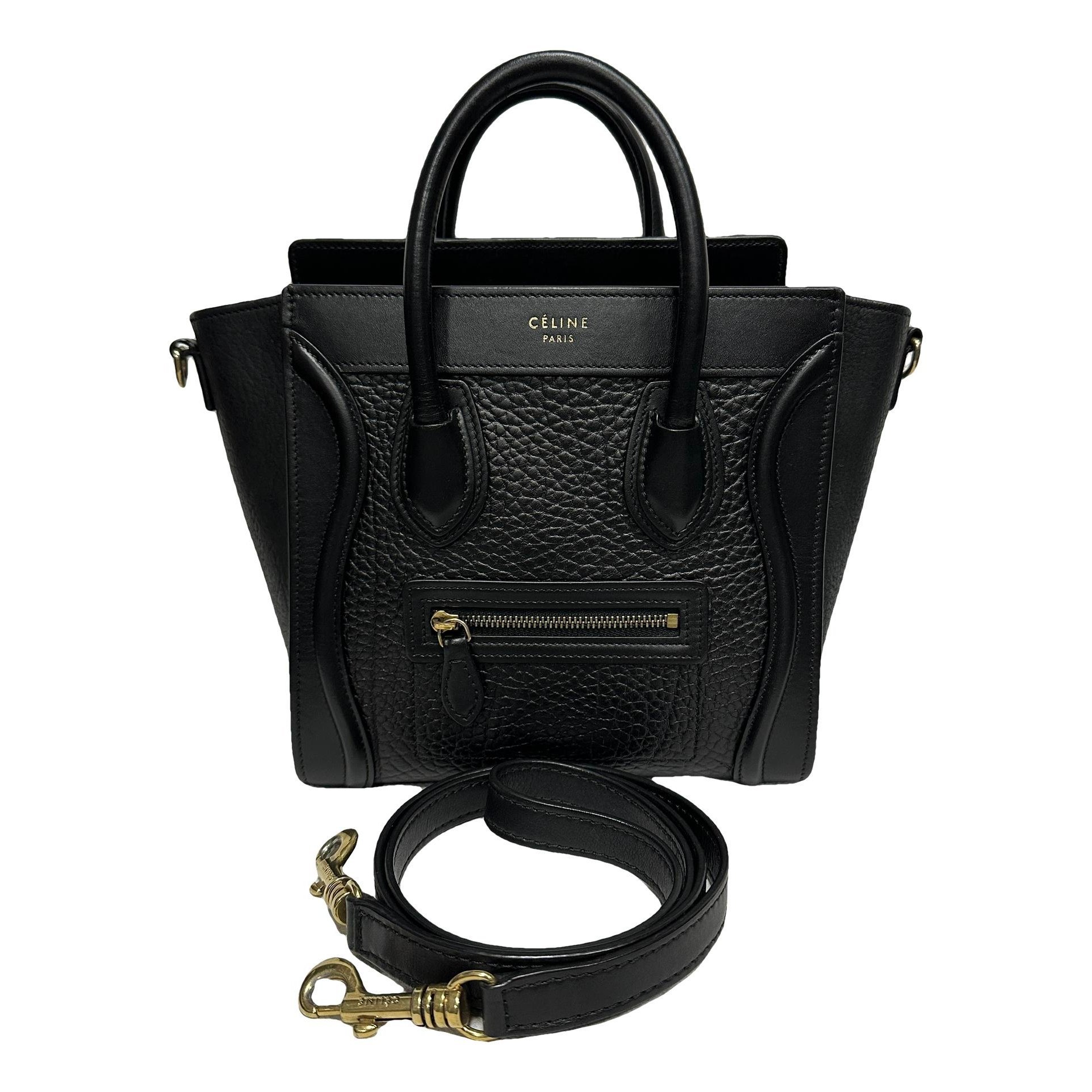 Nano Luggage leather handbag