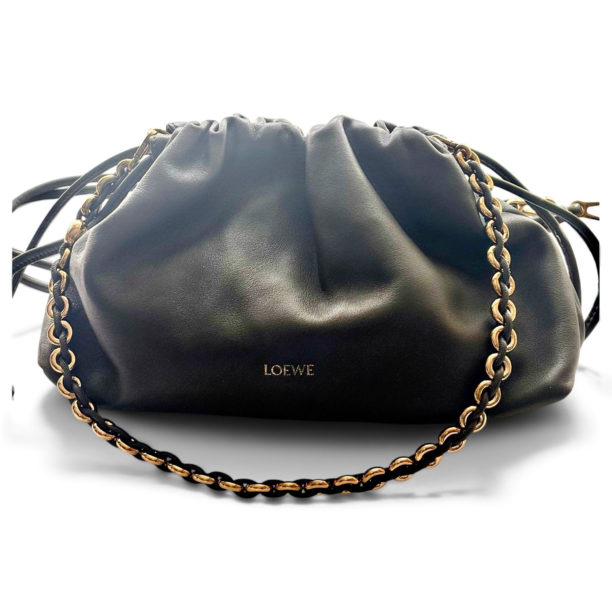 Flamenco leather handbag