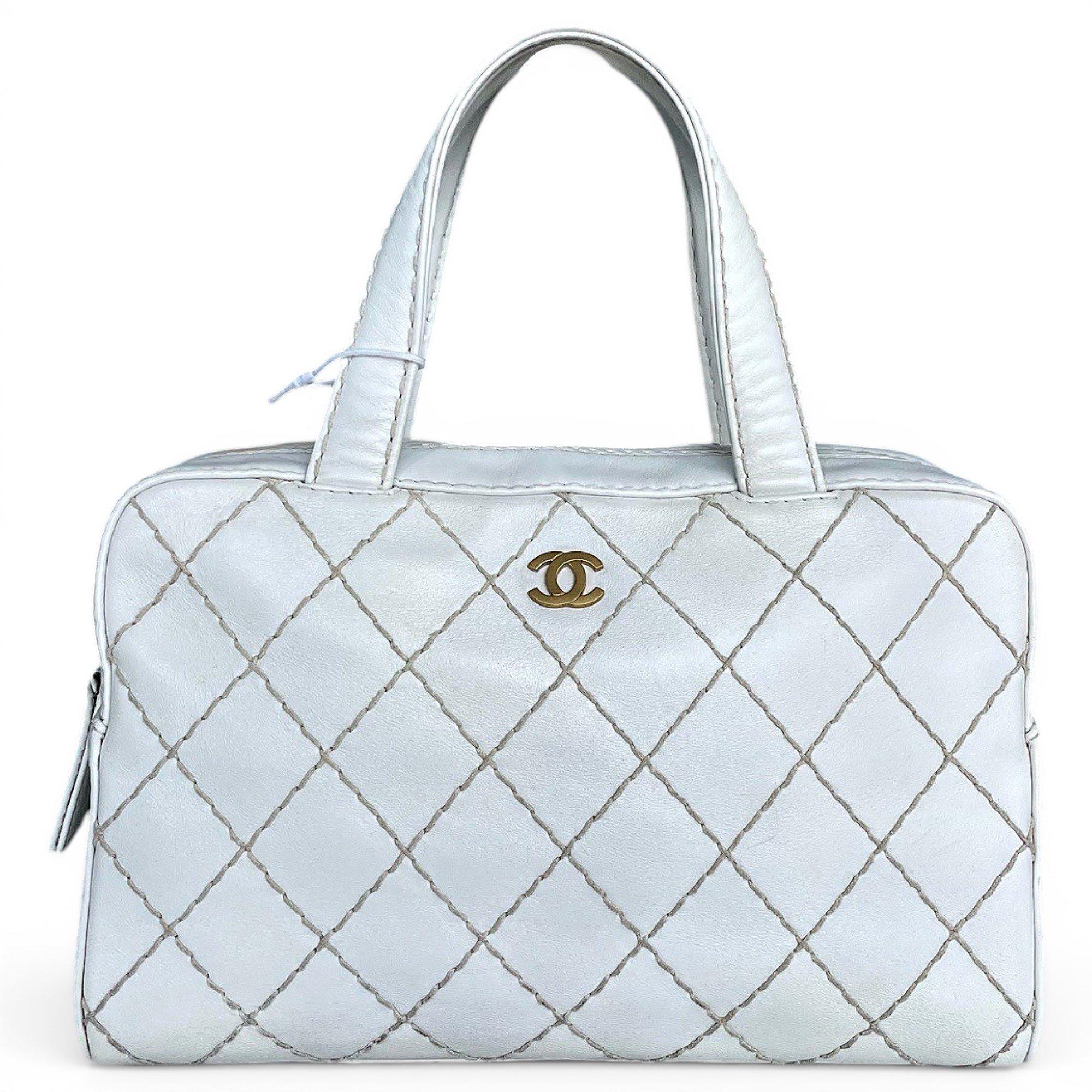 Bowling Bag leather handbag