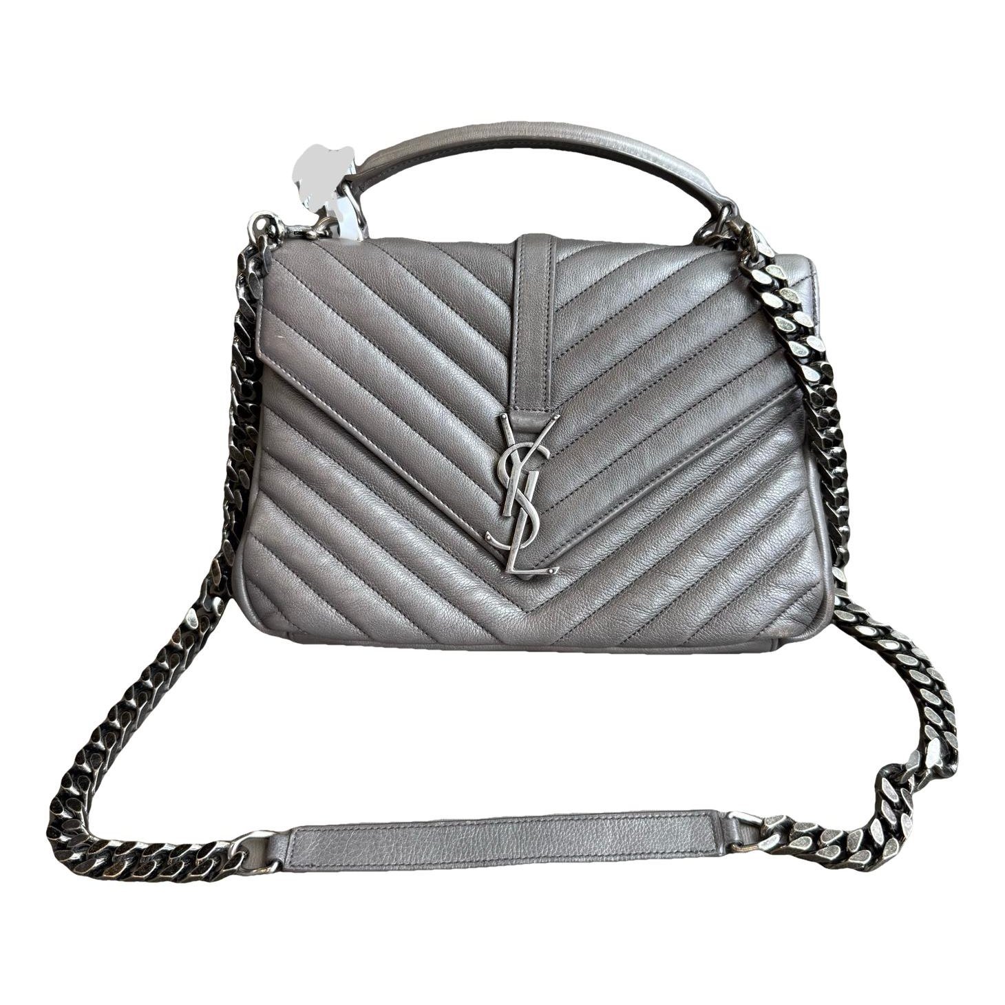 Collége monogramme leather handbag