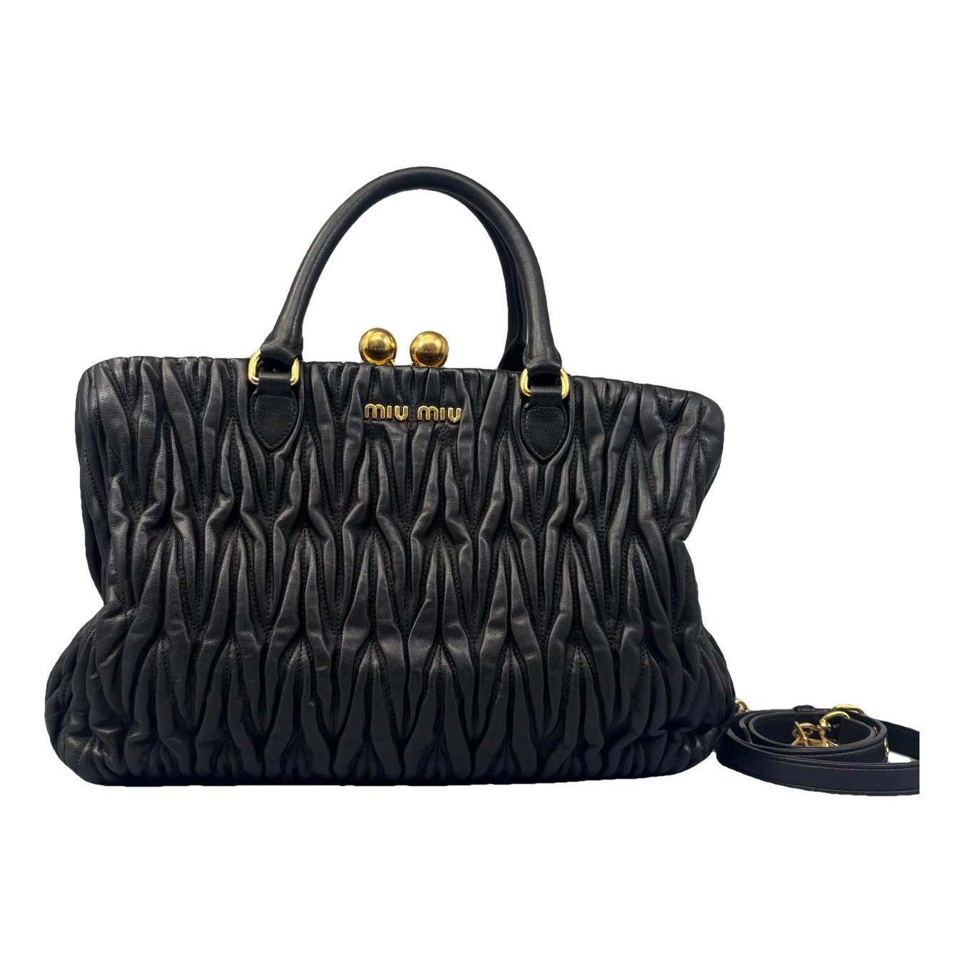 Leather handbag