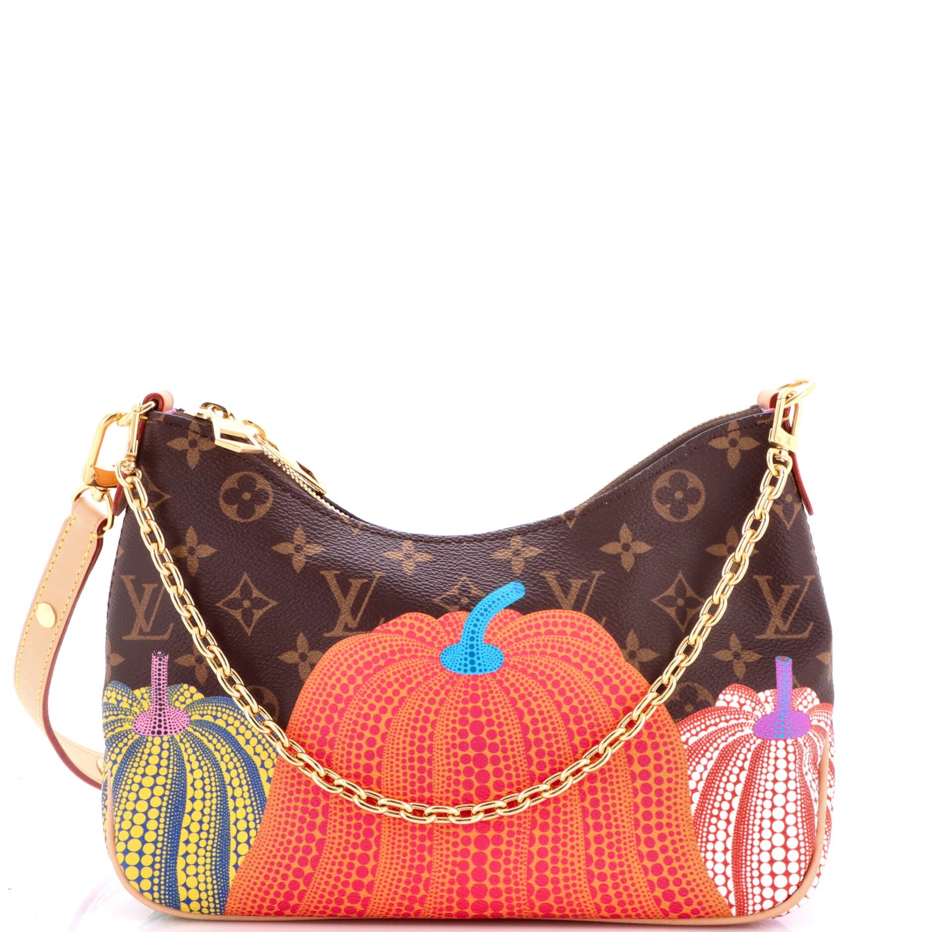 Boulogne NM Handbag Yayoi Kusama Pumpkins Monogram Canvas