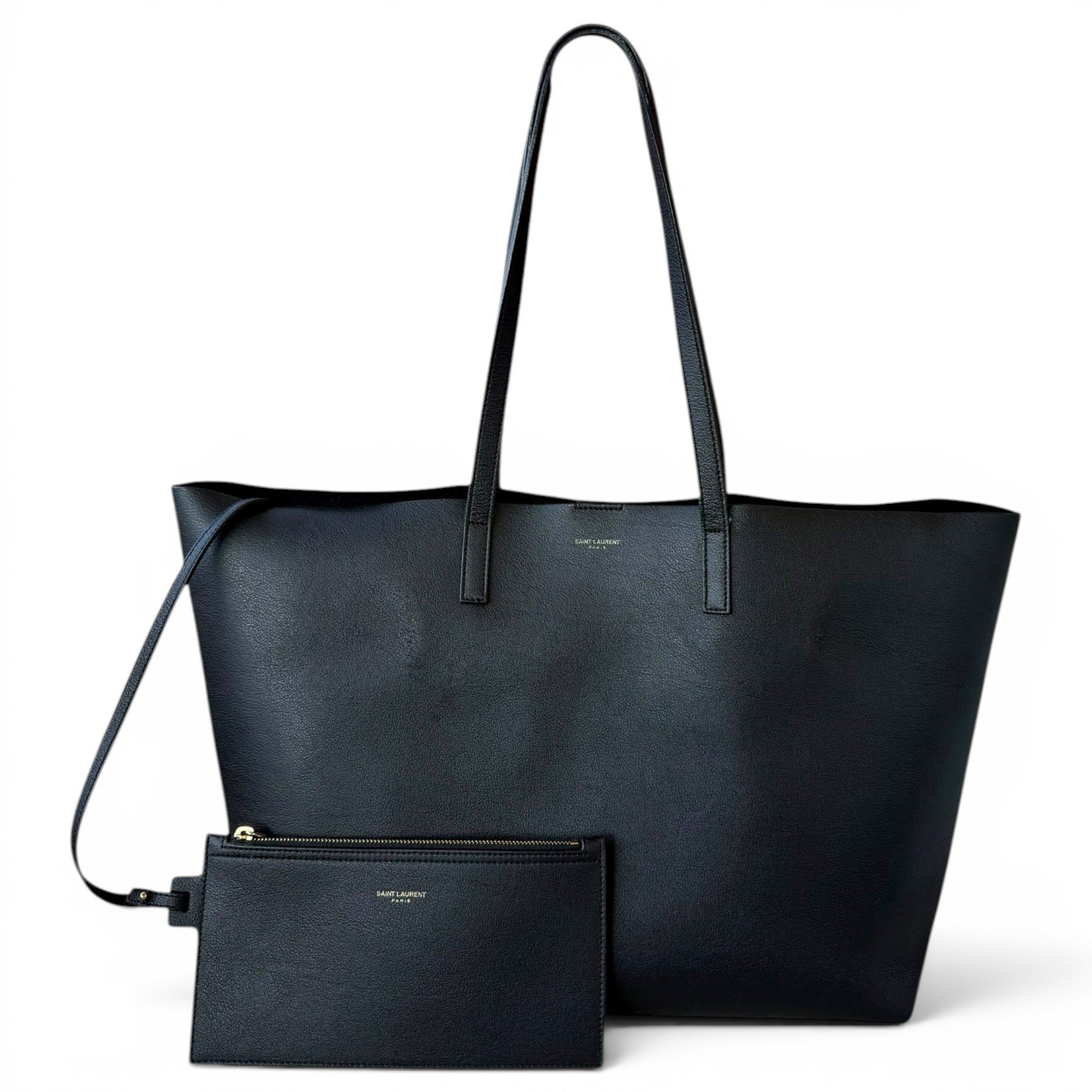 Shopping leather tote