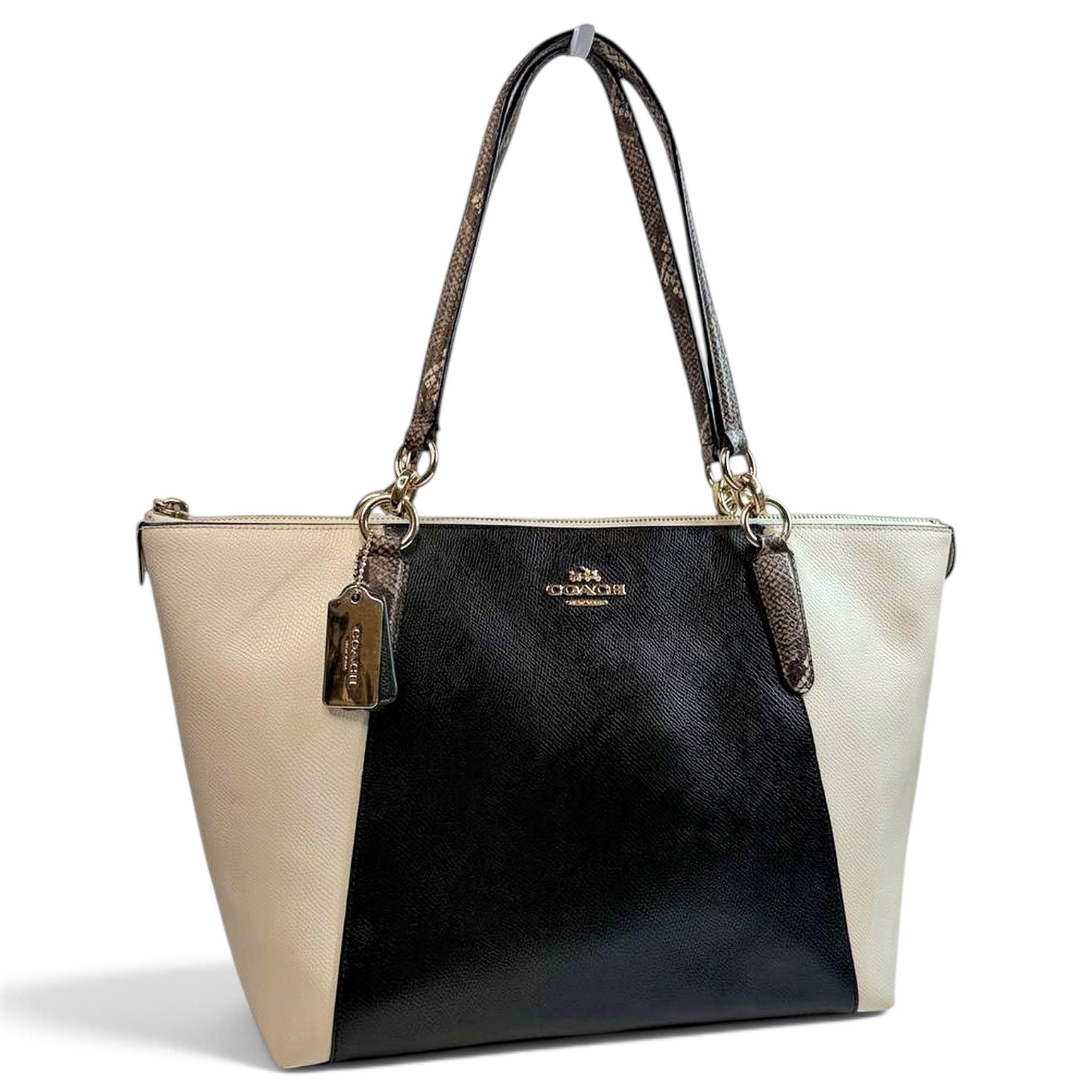 CITY ZIP TOTE leather handbag