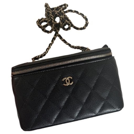 Vanity leather crossbody bag