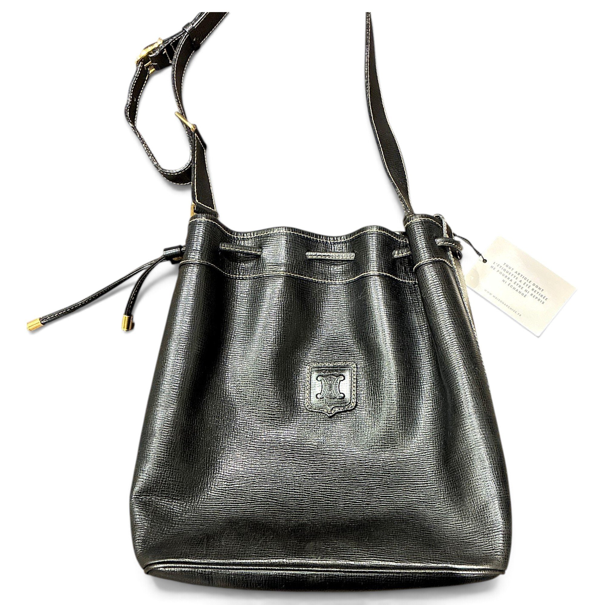 SAC SEAU leather handbag