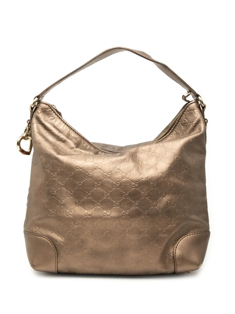 2000-2015 Metallic Guccissima Heart Bit shoulder bag