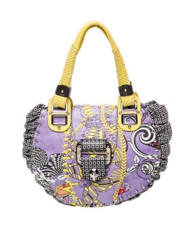 Versace Leather Shoulder Bag Vintage