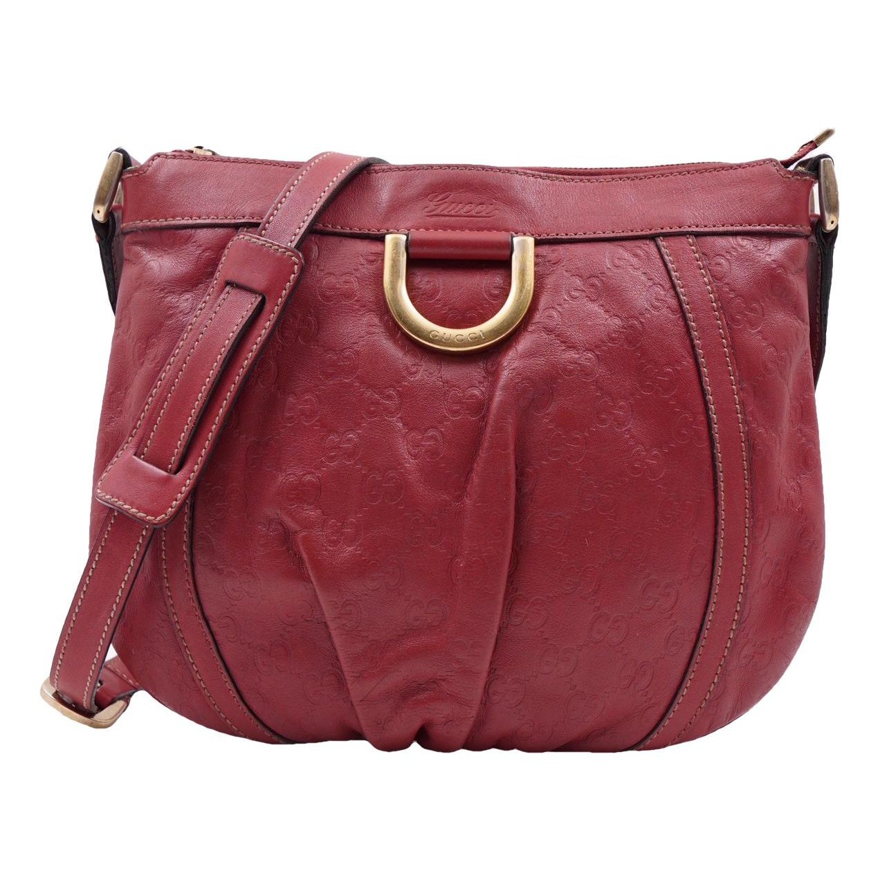 D-Ring leather crossbody bag