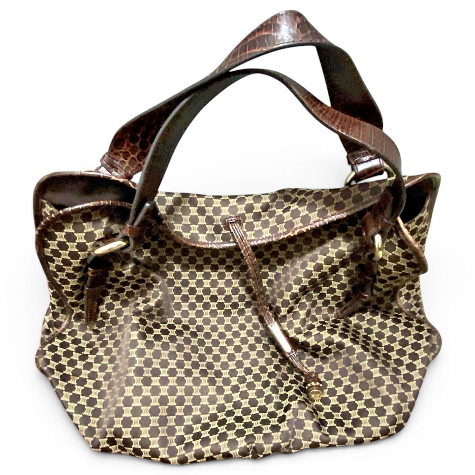 Triomphe cloth handbag
