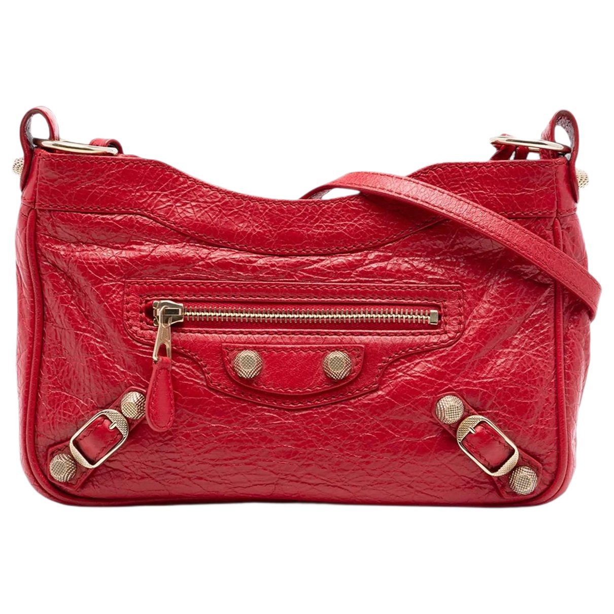 Hip leather bag