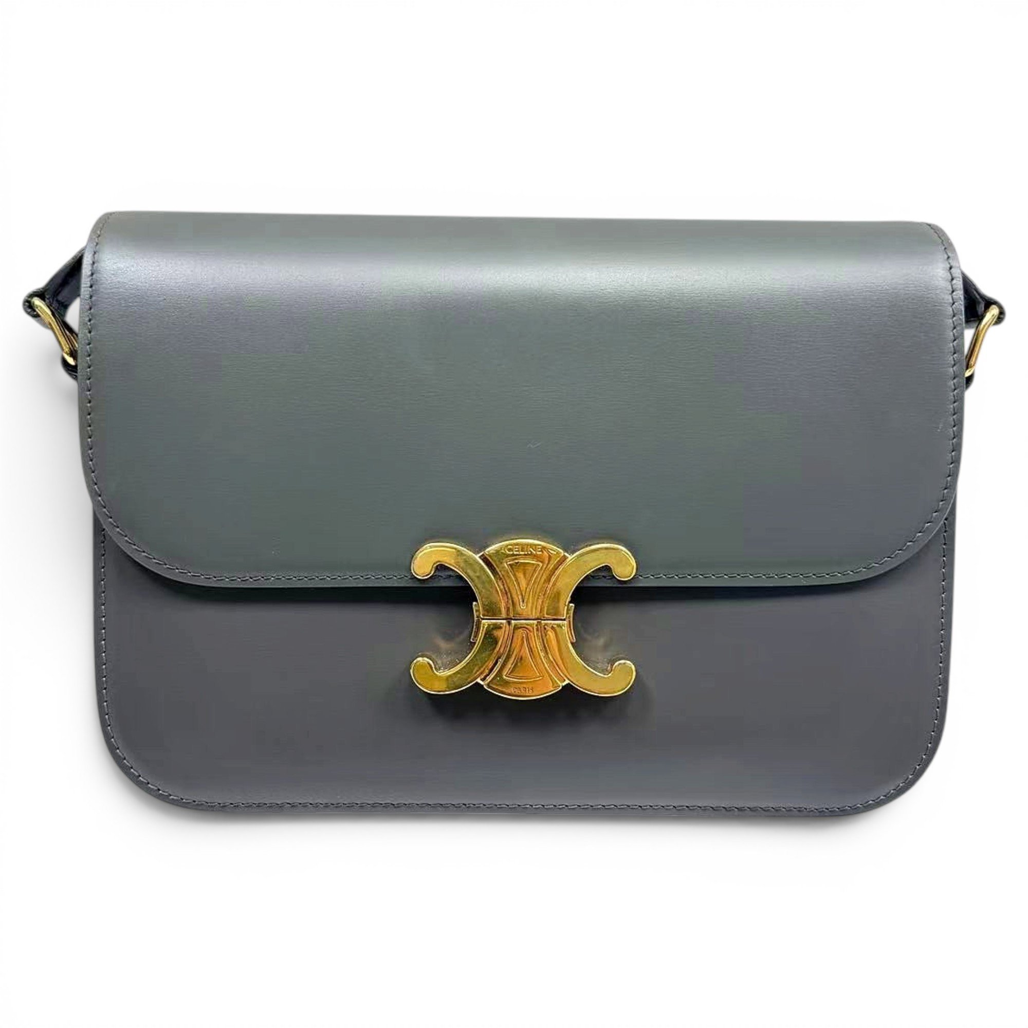 Triomphe leather handbag