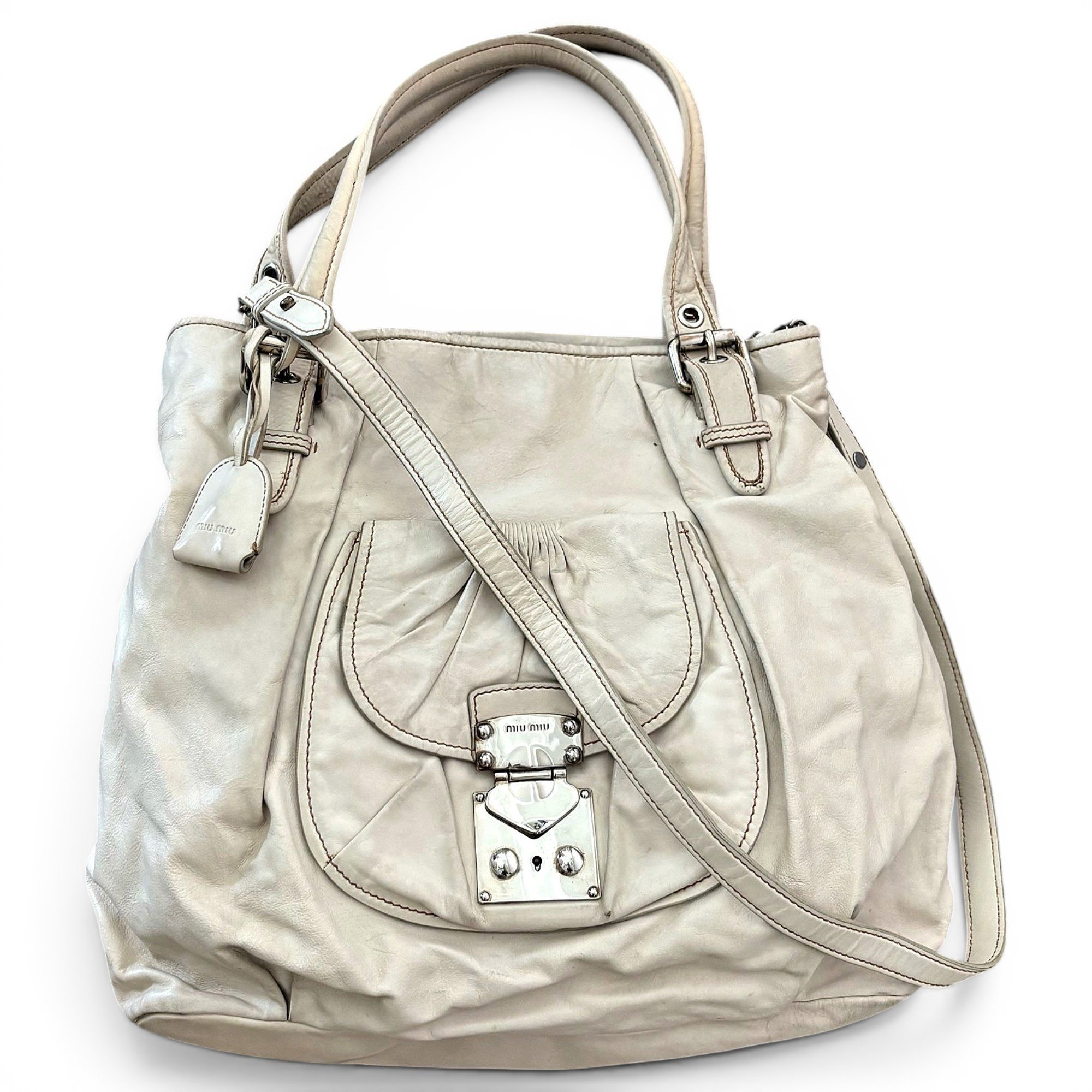 Leather handbag