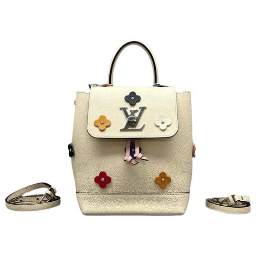 Lockme leather backpack