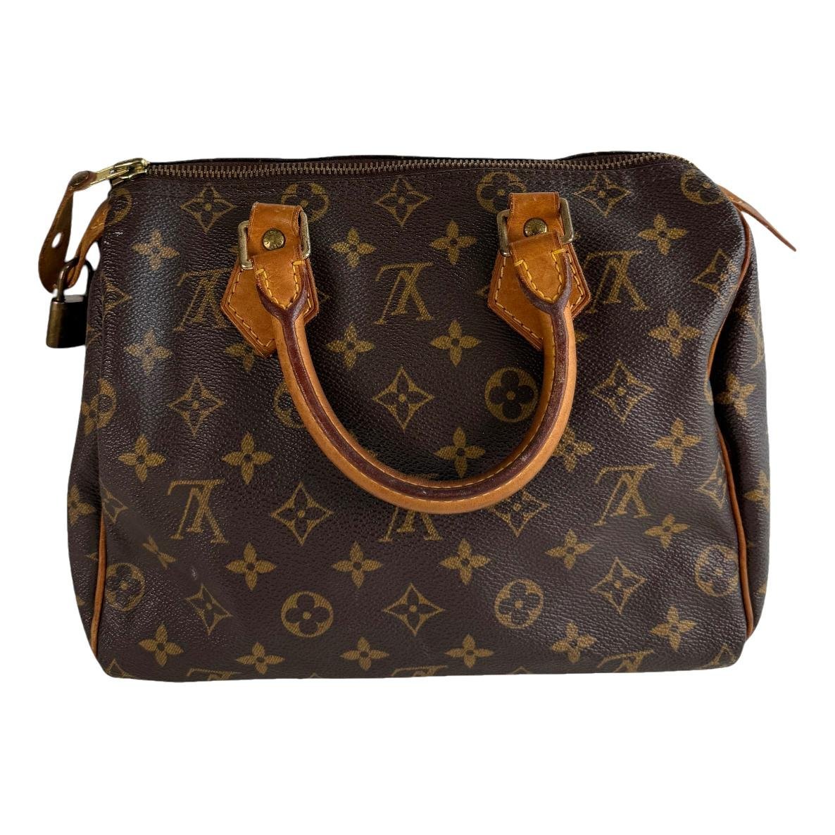 Speedy leather handbag