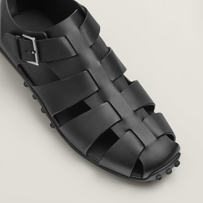 Noir Inset Sandal