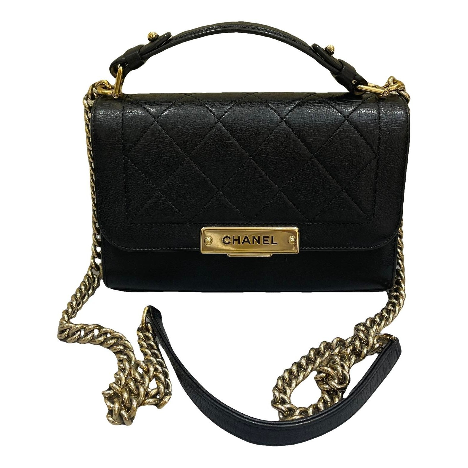 Timeless Classique Top Handle leather handbag