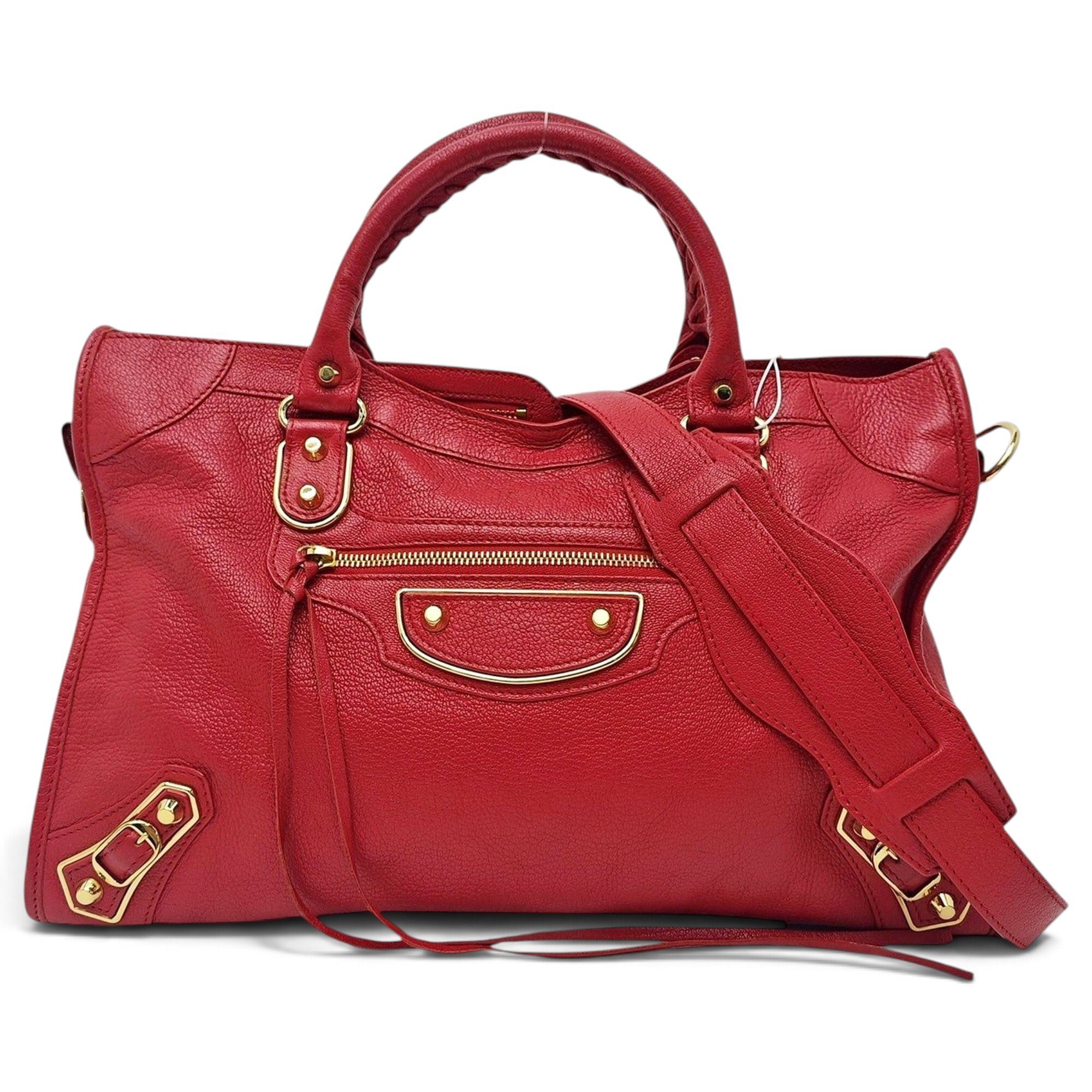 Leather handbag