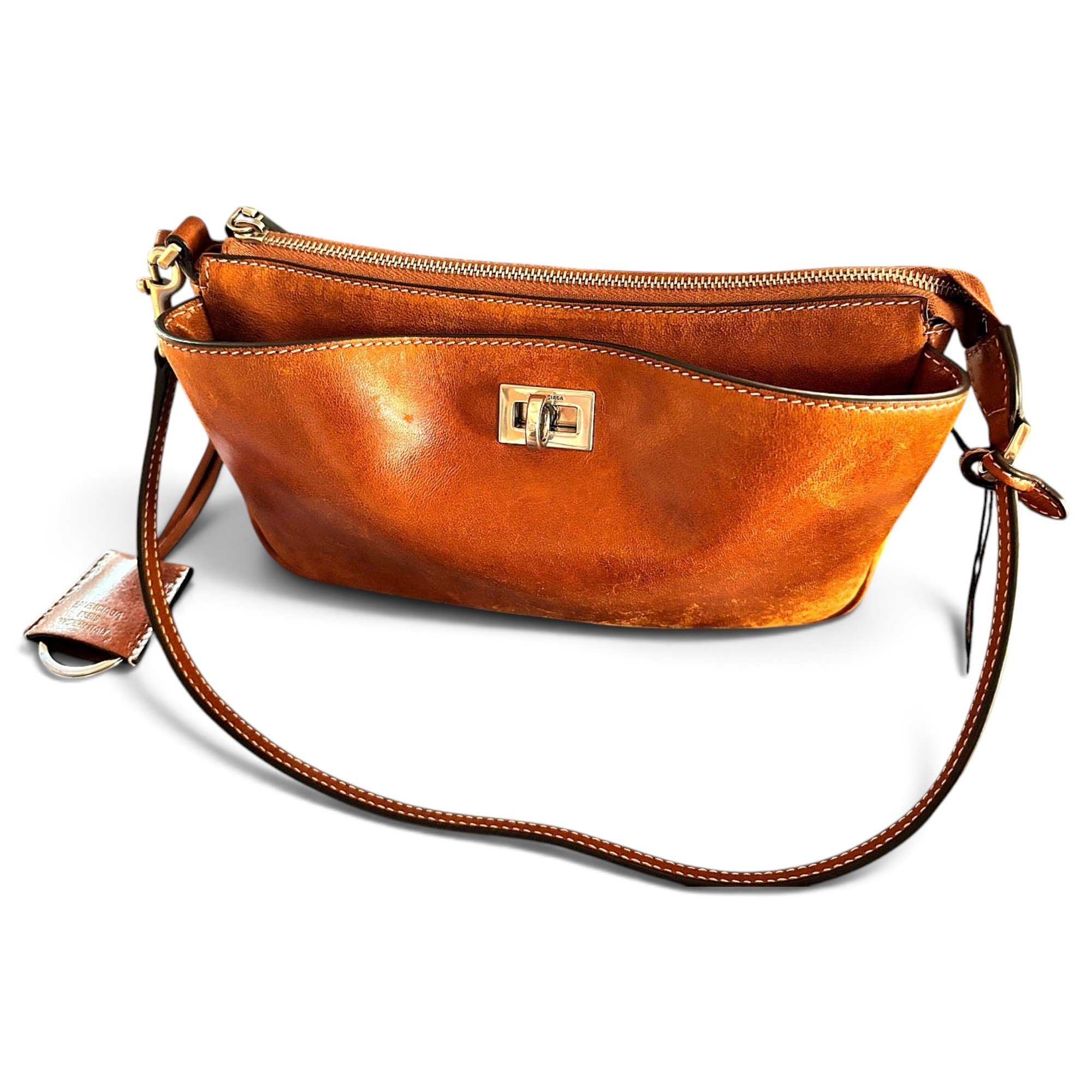 Balenciaga Rodeo leather handbag